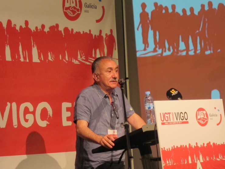 Pepe Álvarez en Vigo. 