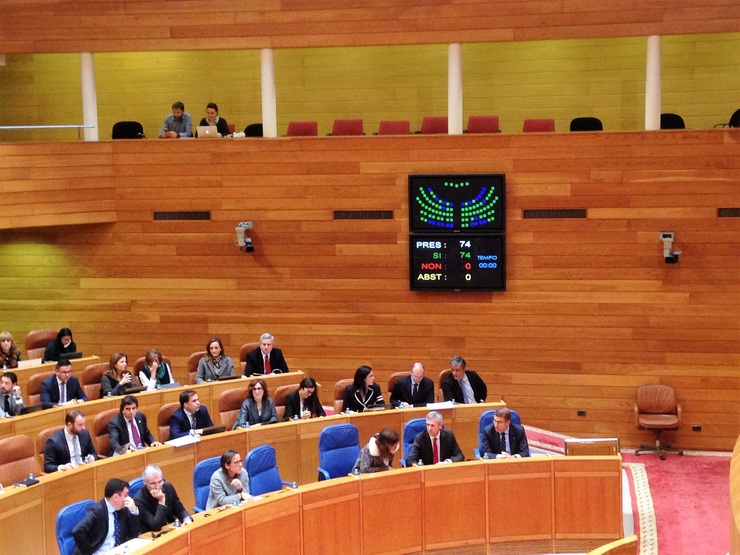 Votación por unanimidade para pedir o traspaso da AP-9 no Parlamento