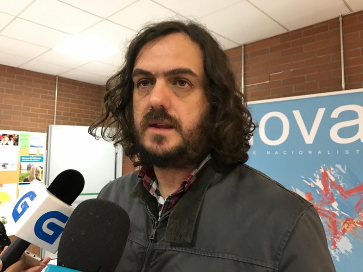 Antón Sánchez, cabeza de lista da única candidatura para Anova