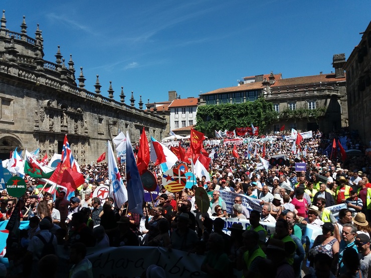 BNG Santiago manifestación 25 de xullo Día dá Patria 