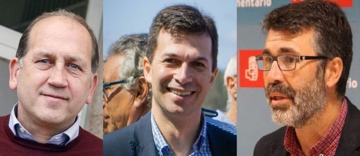 Leiceaga, Gonzalo Caballero e Villoslada, candidatos a liderar o PSdeG / Ser-Galicia