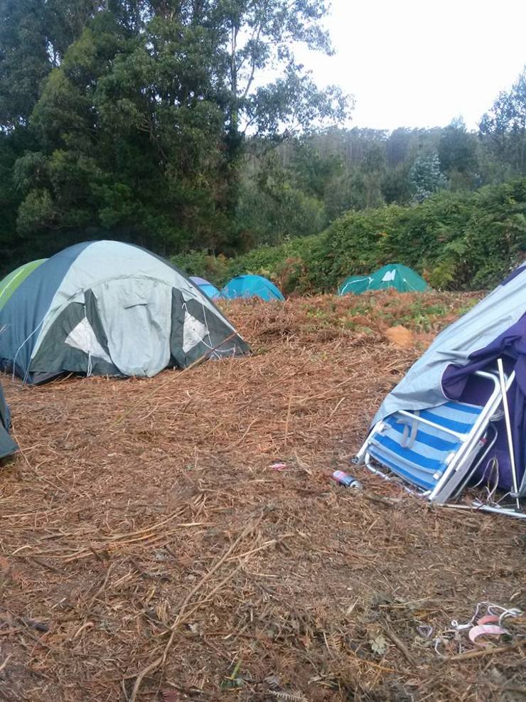 Zona de camping no V de Valarés 2017 