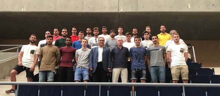 Santiago Futsal, presentación no Fontes do Sar. 