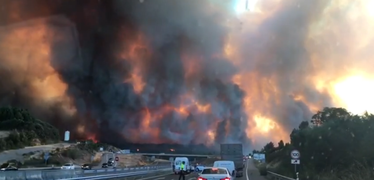 Incendio en Verín 