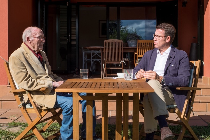 Feijóo y Albor conversan