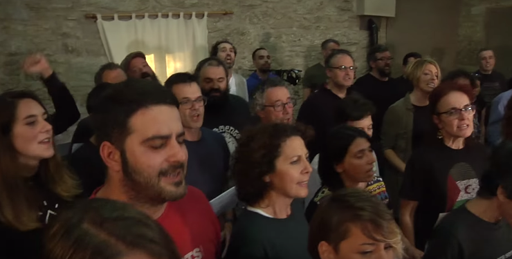 Músicas Galegas Amb Catalunya  cantan L'Estaca 