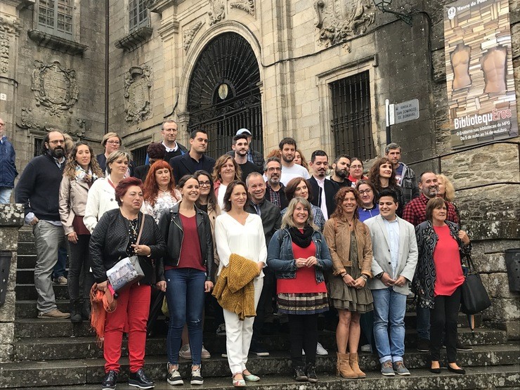 Carolina Bescansa presenta ao seu equipo en Santiago / Europa Press