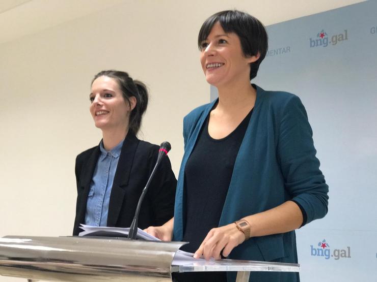 Ana Pontón e Olalla Rodil, do BNG, presentan propostas de resolución