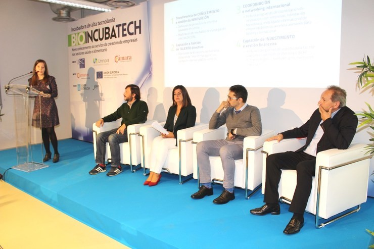 Presentación de BioIncubaTech, Incubadora de Alta Tecnoloxía para o fomento da innovación e transferencia de biotecnoloxía no ámbito da saúde e as tecnoloxías alimentarias 