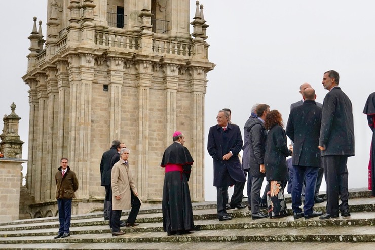 Felipe VI preside o acto con motivo da finalización da restauración. Álvaro Ballesteros - Europa Press / Europa Press
