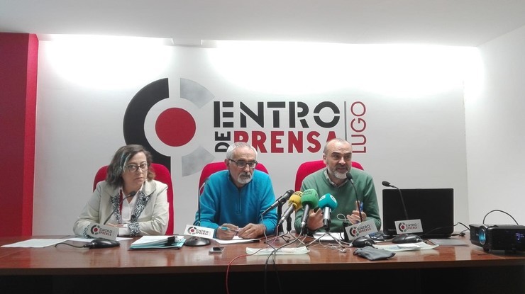 Representantes de Adega e Mariña Patrimonio en Lugo 