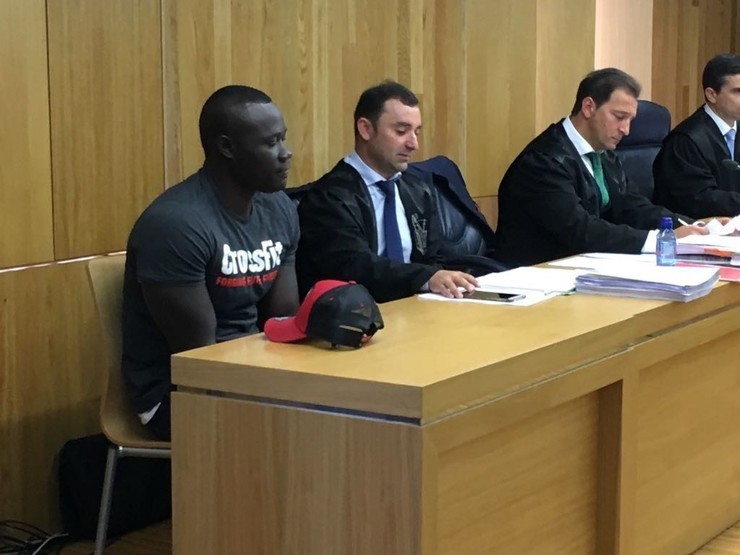 Ibrahima N., o acusado do crime de Tatiana no banco. EUROPA PRESS - Archivo 
