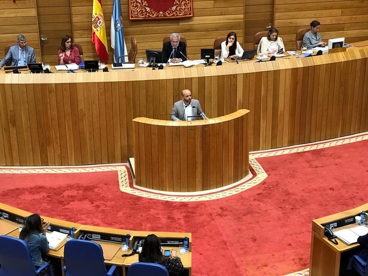 Luís Villares, portavoz de En Marea no Parlamento.