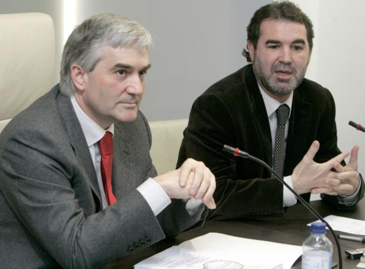 Fernando Blanco e Anxo Quintana durante a súa etapa no goberno do bipartito / xunta -Arquivo