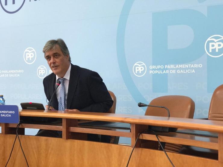 Pedro Puy, portavoz parlamentario do PPdeG / Europa Press