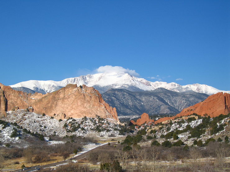 Pikes Peak, a fermosa montaña de  Colorado Springs