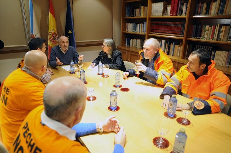Reunión polo conflito do peche de Alcoa na Coruña. M. Dylan / Europa Press / Europa Press