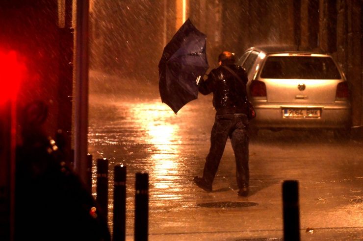 Temporal en Vigo 