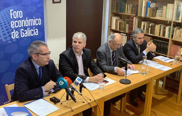 Foro Económico de Galicia presenta o seu informe de conxuntura. FORO ECONÓMICO DE GALICIA 