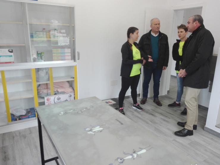 Campos e Edmundo, na canceira con integrantes de Apava/ AXM