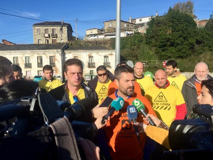 Rueda de prensa sobre Alcoa. REMITIDA 