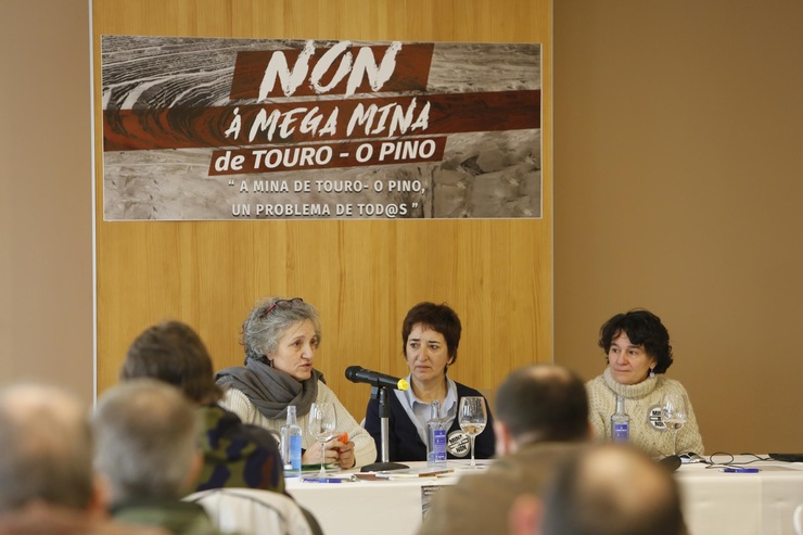 Eurodeputada Lídia Senra, xornada 'A mina de Touro-O Pino' 