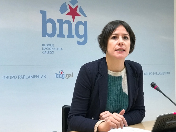A portavoz nacional do BNG e parlamentaria, Ana Pontón