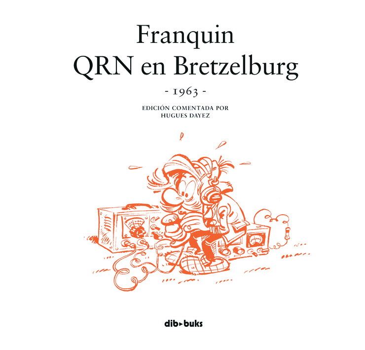 Capa do comic QRN en Bretzelburg de Franquin