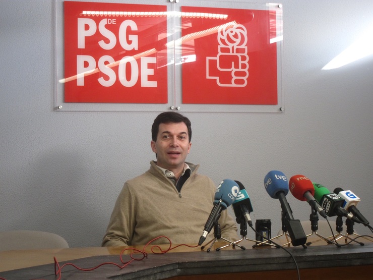 O líder dos socialistas galegos, Gonzalo Caballero 