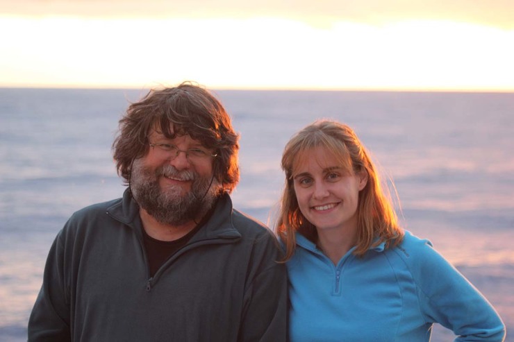 Marta Gil e Fran Ramil.