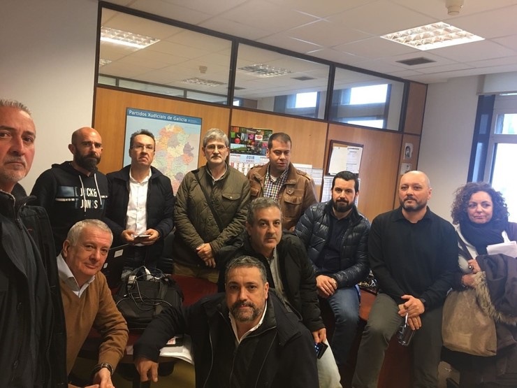 O comité de folga de Xustiza encérrase na Dirección Xeral 