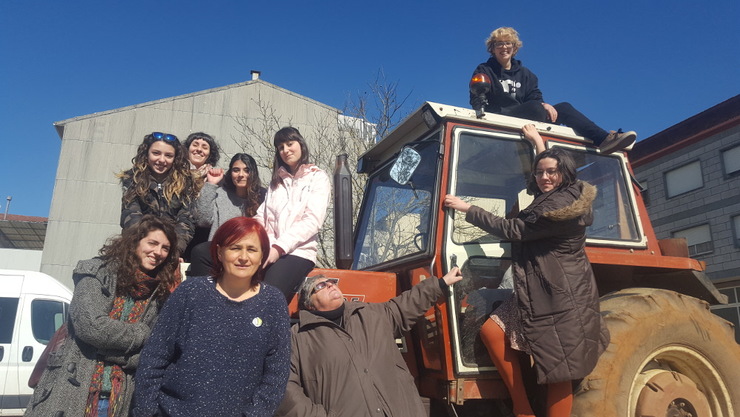 Regueifeiras participantes no II Encontro de Mulleres Repentistas de Galiza 