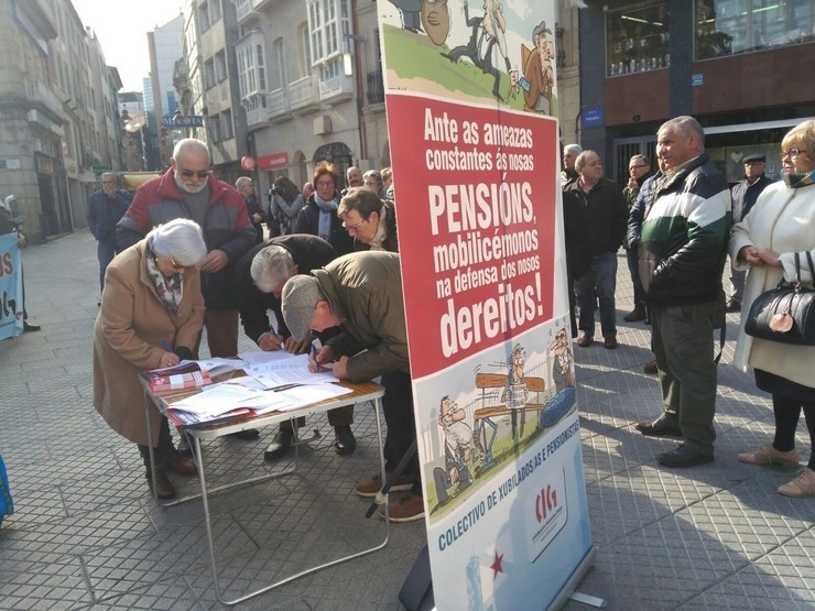 Acto en defensa das pensións (CIG)