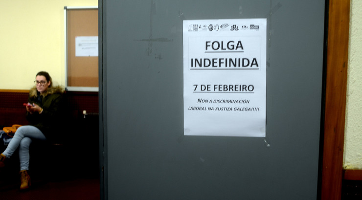 Folga indefinida na Xustiza galega. Xulgados de Vigo 