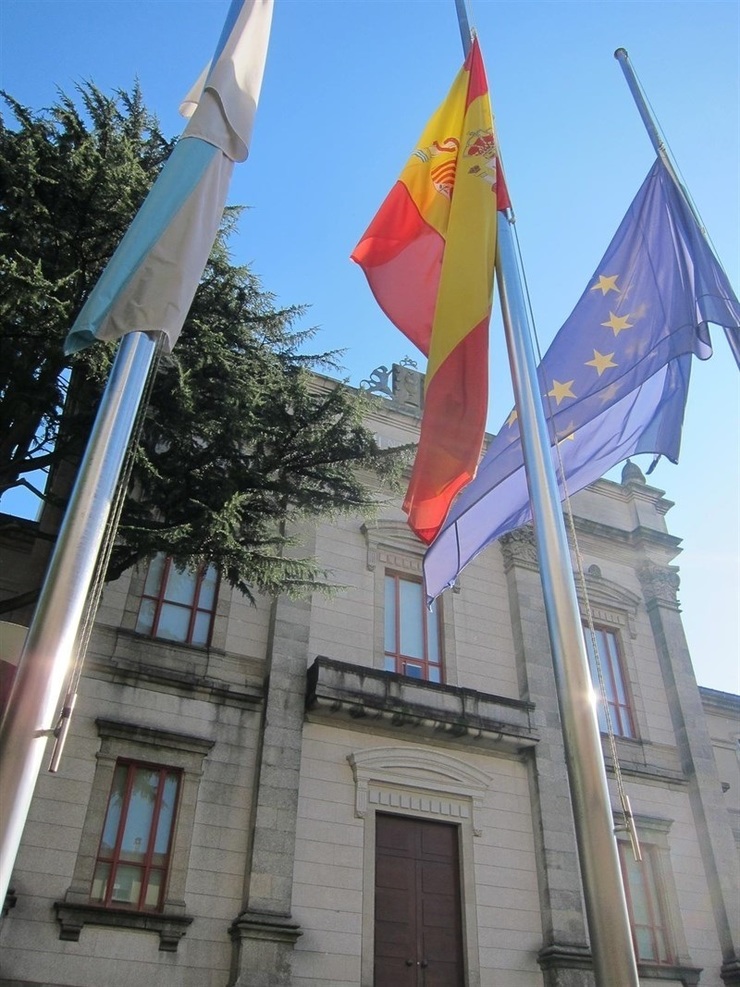 Exterior do Parlamento de Galicia
