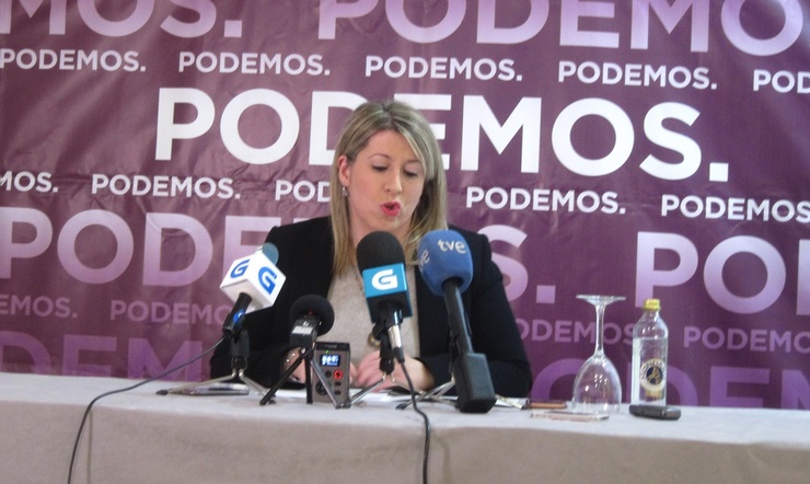 A secretaria de Podemos Galicia, Carmen Santos / Europa Press