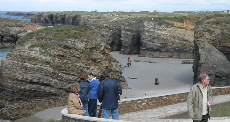 Praia das Catedrais en Lugo 