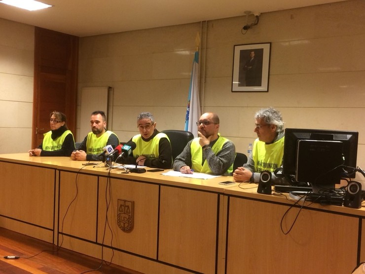Rueda de prensa do comité de folga 