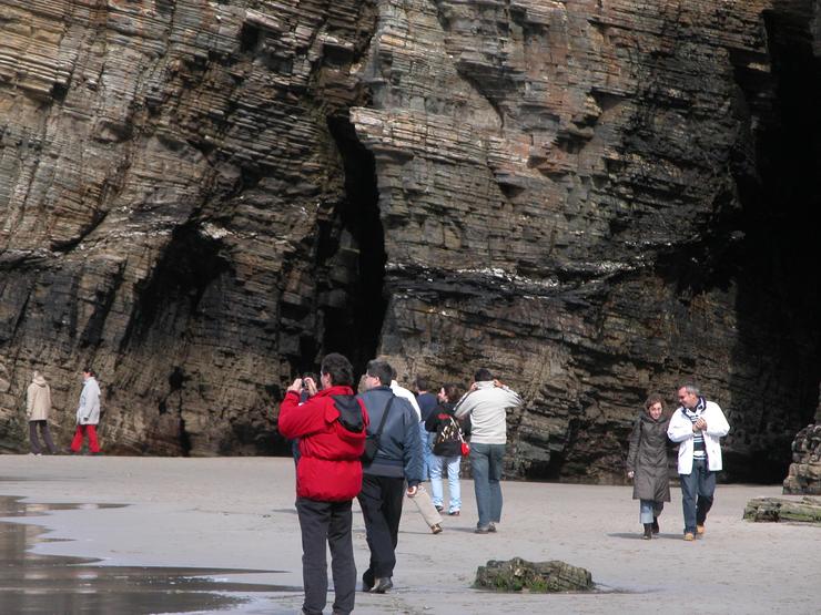 Playa de As Catedrais en Lugo