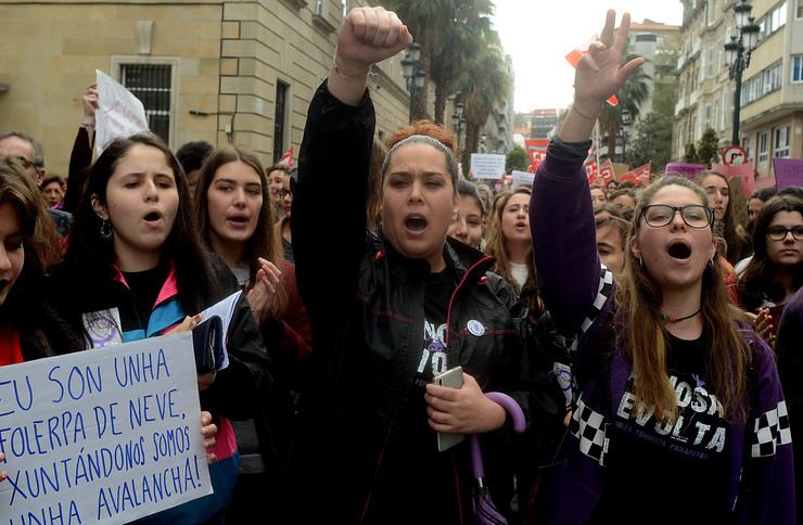 Xornada de folga e manifestación feminista en Vigo, no Día Mundial da Muller / Miguel Núñez Xornada de folga e manifestación feminista en Vigo, no Día Mundial da Muller / Miguel Núñez