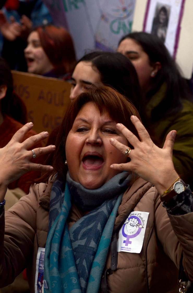 Xornada de folga e manifestación feminista en Vigo, no Día Mundial da Muller 