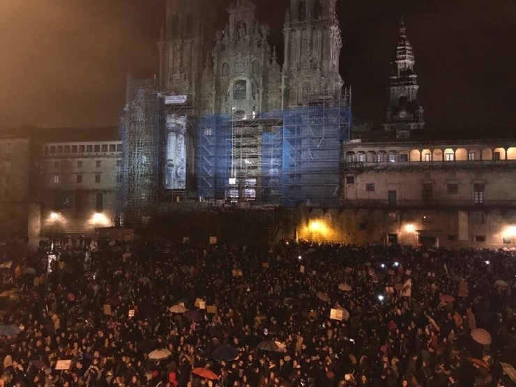 Manifestación 8 marzo en Santiago 