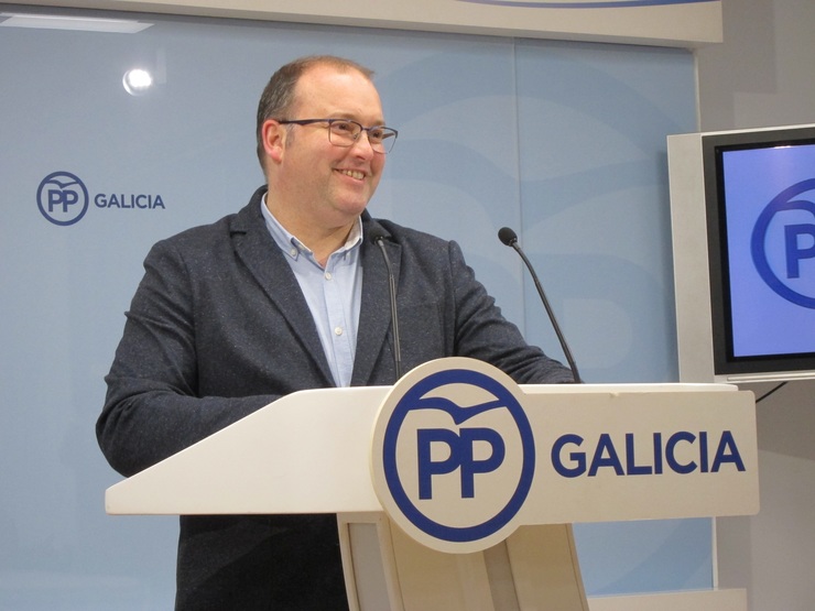 O secretario xeral do PPdeG, Miguel Tellado 
