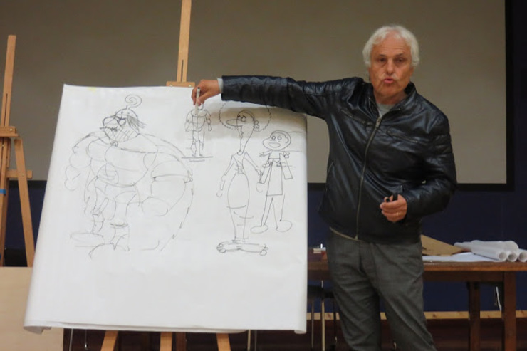 O ilustrador Pepe Carreiro 