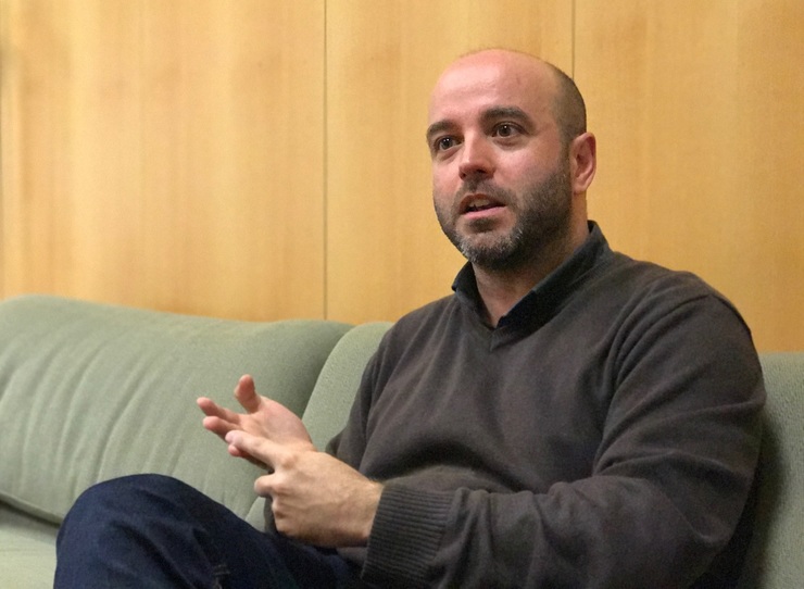 O portavoz de En Marea, Luís Villares, nunha entrevista con Europa  Press / Europa Press