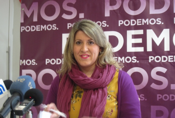 A secretaria xeral de Podemos Galicia, Carmen Santos