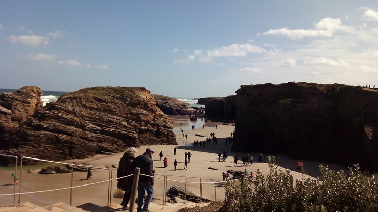 Foto de arquivo da Praia das Catedrais 