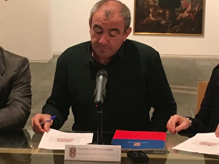 O  presidente da Diputación de Lugo, Darío Campos.