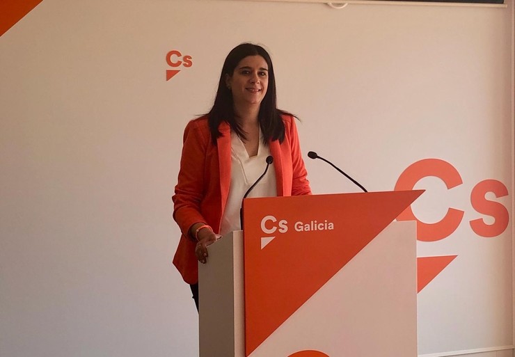 A portavoz de Cidadáns en Galicia, Olga Louzao 
