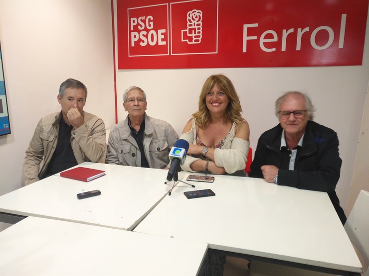 Rueda de prensa da secretaria xeral do PSOE de Ferrol, Beatriz Sestayo 